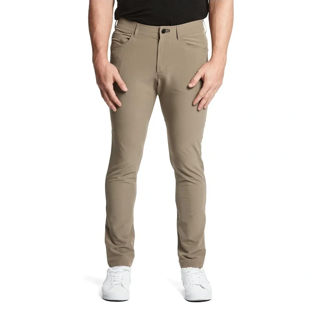 Public Rec Workday Pant-Slim 36 x 34 khaki tan golf career casual comfortable